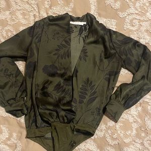 ASTR the Label Hunter Green Bodysuit